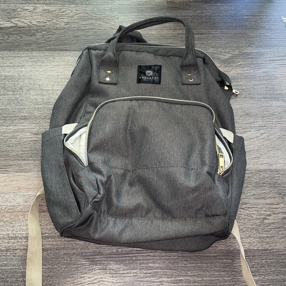 Soulsten Diaper Bag Backpack in Gray - Picture 1 of 14